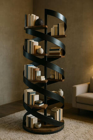 Spiral Book Shelf